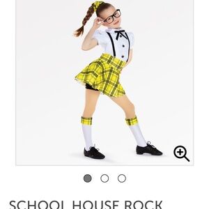 Yellow Plaid Schoolhouse Rock Costume
